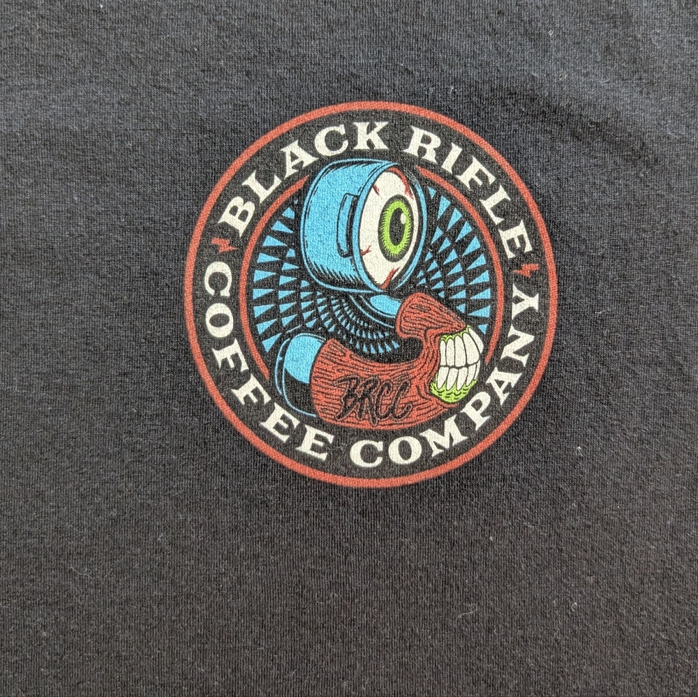 Support Your Local Coffee Dealers 🖤 Black Graphic T-shirt - Picture 4 of 10